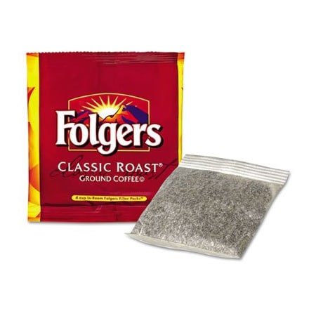 Folgers Coffee Folgers, Coffee Filter Packs, Regular, In-Room Lodging, .6oz, 200PK 06546